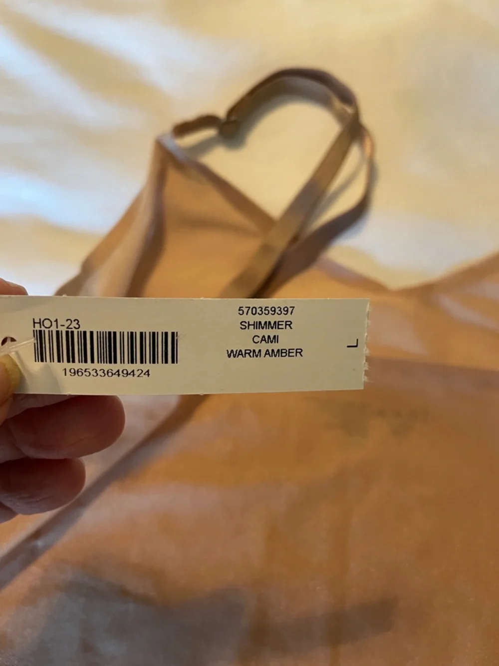 Soma Warm Amber Seamless Camisole Slip